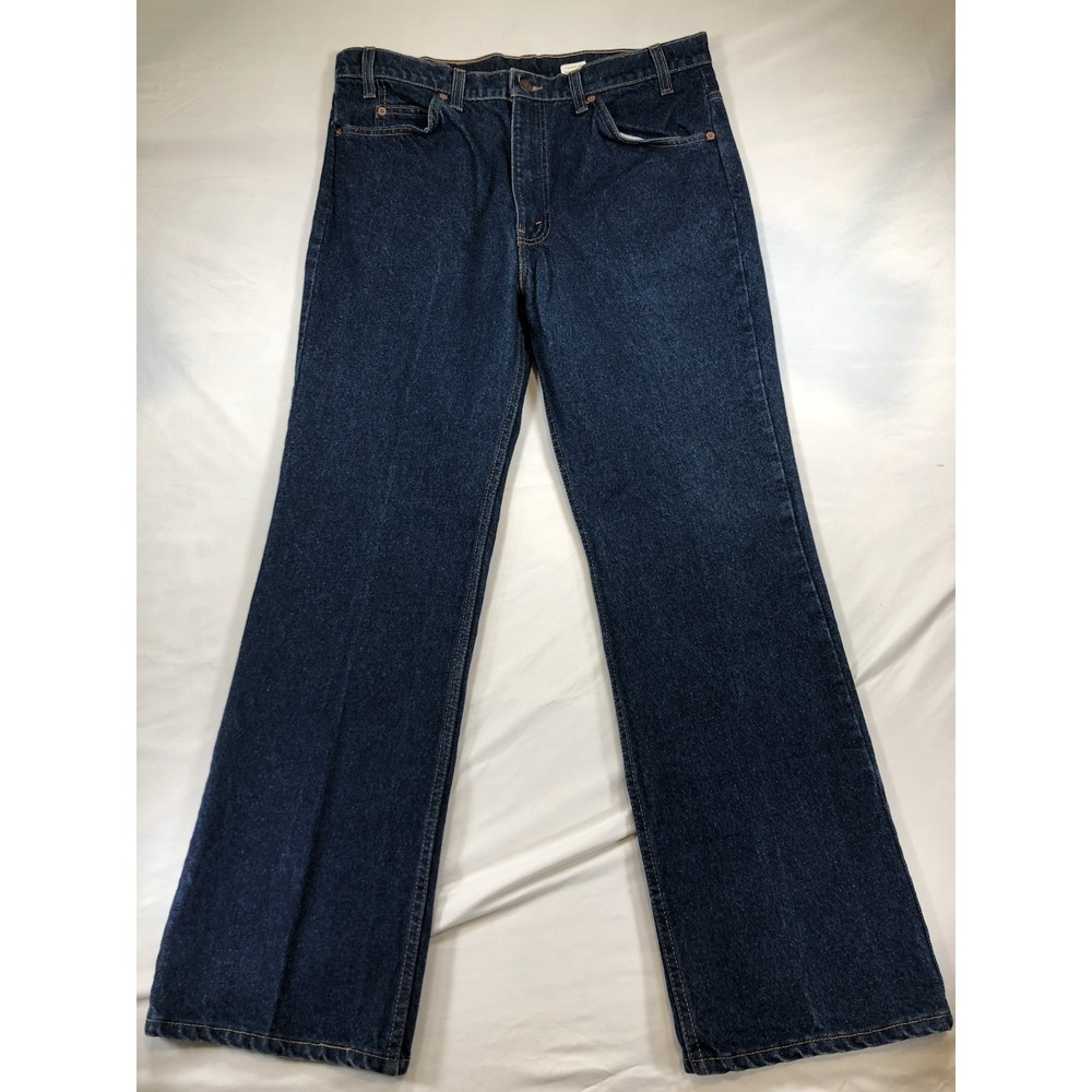 Vintage Levis 517 Jeans Mens 36x30 Orange Tab USA Made 1995 Bootcut Dark Pant